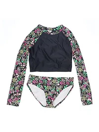 Pre-owned Art Class Kids' Two Piece Swimsuit In Black