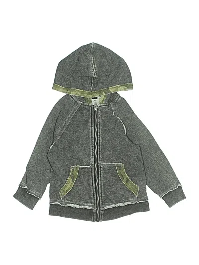 Pre-owned Art Class Kids' Zip Up Hoodie In Green