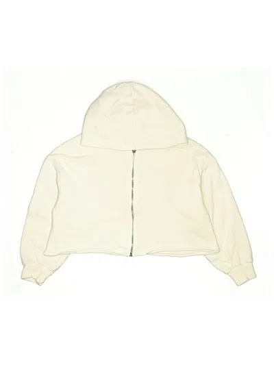 Pre-owned Art Class Kids' Zip Up Hoodie In Ivory