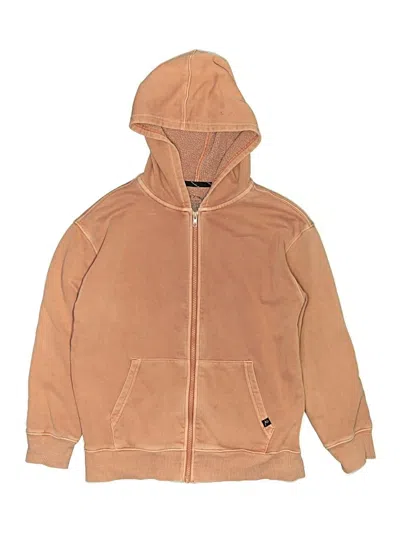 Pre-owned Art Class Kids' Zip Up Hoodie In Tan