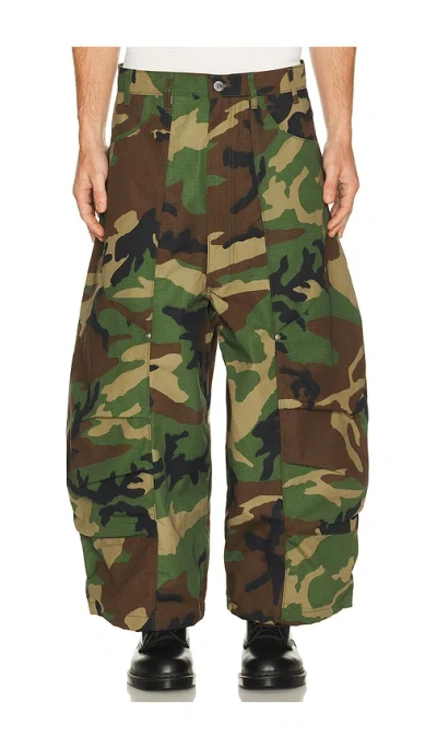 Art Community Parachute Usa Pants In Brown