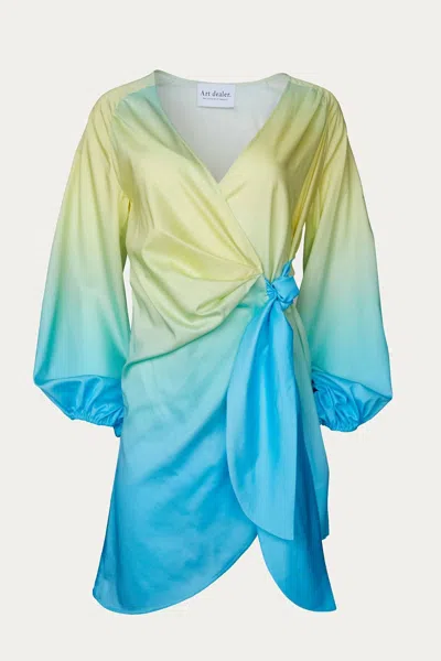 Art Dealer Brooke Dress In Ombré In Multi