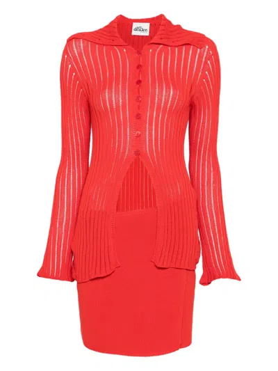 Art Dealer Button-down Top In Red