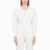 Art Essay White Knitted Cardigan White Knitted Cardigan In White