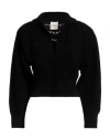 Art Essay Woman Cardigan Black Size M Cotton