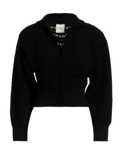 Art Essay Woman Cardigan Black Size M Cotton