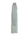 Art Essay Woman Maxi Dress Sage Green Size Xs Cotton In Sage Green