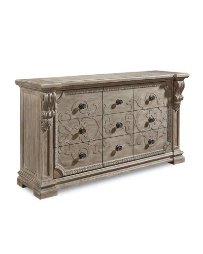 A.r.t. Furniture Daphne 9-drawer Dresser In Neutral