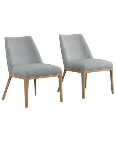 A.r.t. Furniture Loft 2-pc. Fabric Upholstered Side Chair Set In Gray