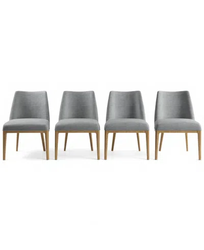 A.r.t. Furniture Loft 4-pc. Fabric Upholstered Side Chair Set In Gray