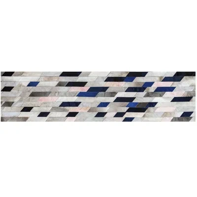 Art Hide Astila Runner -  Navy In Navy Blue