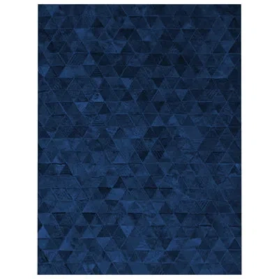 Art Hide Cowhide Area Rug In Blue