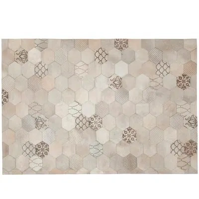 Art Hide Cowhide Area Rug In Cream