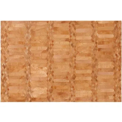 Art Hide Cowhide Area Rug In Orange