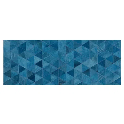 Pre-owned Art Hide Dark Jade Customizable Trilogia Cowhide Runner Large In Green
