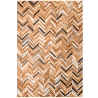 Art Hide De Los Bosques Rug In Orange