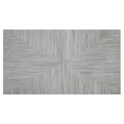 Pre-owned Art Hide Dyed Gray Customizable La Quinta Cowhide Area Floor Rug Large