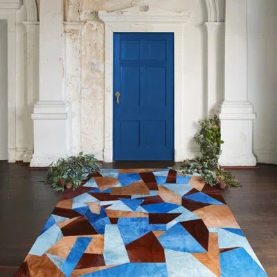 Art Hide Fragments Rug In Blue