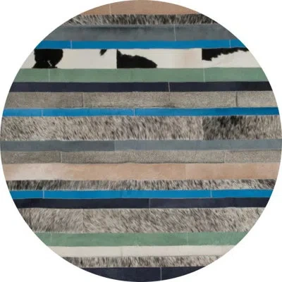 Art Hide Nueva Raya Rug In Blue