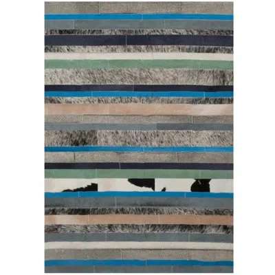 Art Hide Nueva Raya Rug In Blue