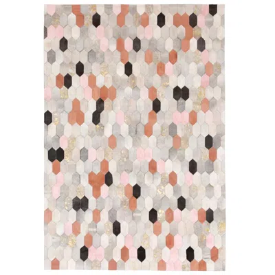 Pre-owned Art Hide Retro Inspired Customizable Hornet Desert Landscape Cowhide Area Floor Rugmedium In Sand