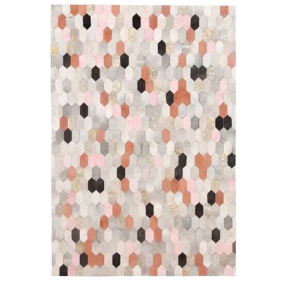 Pre-owned Art Hide Retro Inspired Customizable Hornet Desert Landscape Cowhide Floor Rug X-large In Sand