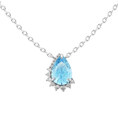 Artē Madrid Women's Blue Casa Real Celeste Necklace