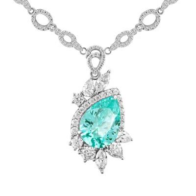 Artē Madrid Women's Blue Casa Real Marina Statement Necklace