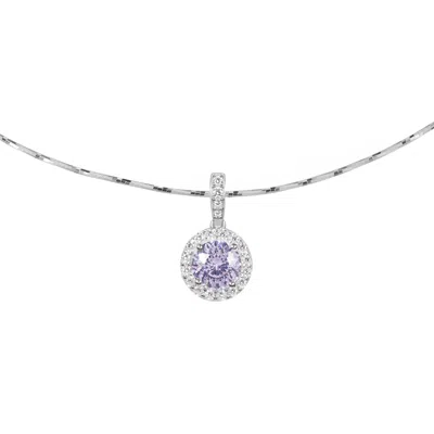 Artē Madrid Women's Brillante Pendant - Lavender Purple