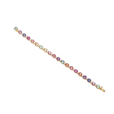 Artē Madrid Women's Gemma Chromatic Tennis Bracelet In Multi