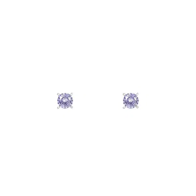 Artē Madrid Women's Genuino Stud Earrings - Lavender Purple
