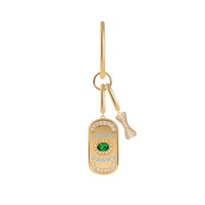 Artē Madrid Women's Gold Pet It On Amulet Charm Set - Lucky Pawky + Dog Bone