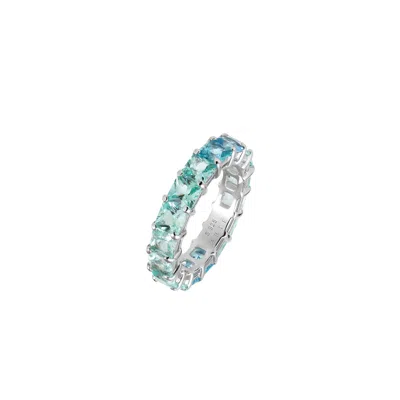 Artē Madrid Women's Green Sundaze Eternity Ring