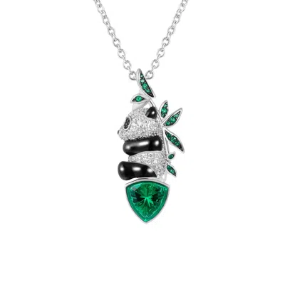Artē Madrid Women's Puffy Panda Necklace