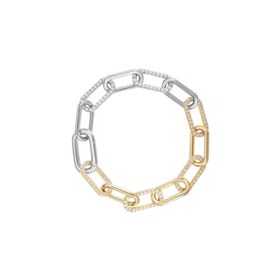 Artē Madrid Women's Toggle Chunky Link Bracelet - Gold
