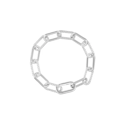 Artē Madrid Women's Toggle Chunky Link Bracelet - Silver