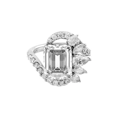 Artē Madrid Women's White Casa Real Eterna Statement Ring