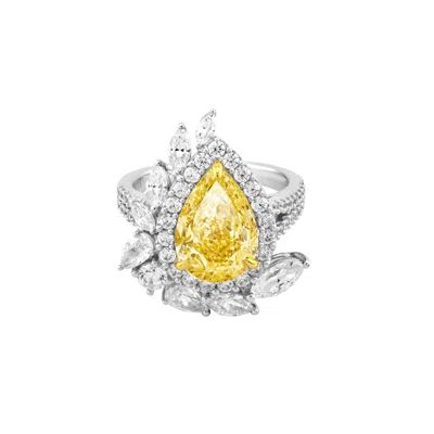 Artē Madrid Women's Yellow Casa Real Imperial Statement Ring