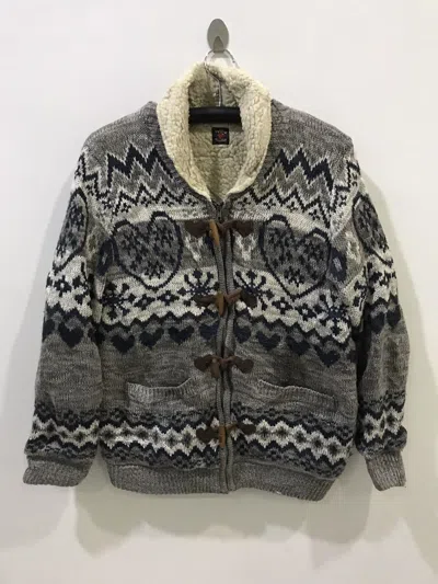 Pre-owned Art My He Paradise Love Aztec Navajo Sherpa Knitwear In Multicolor