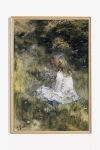 Art Patron A Girl With Flowers
