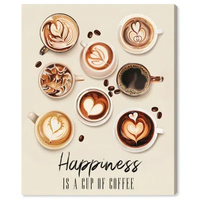 Art Remedy 68945 Coffee Cup Collection Canvas By  In Wrapped Canvas,wrapped Canvas