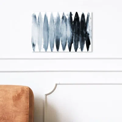 Art Remedy Abstract Paradise Found Muted - Painting Print On Canvas In Wrapped Canvas