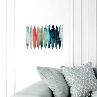 Art Remedy Abstract Paradise Found - Painting Print On Canvas In Wrapped Canvas