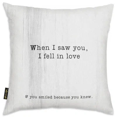 Art Remedy Accent Pillows When I Saw You Throw Pillow