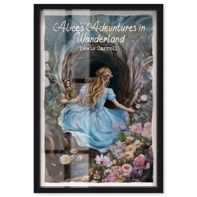 Art Remedy Alice Classic Shadowbox Print Classic Book Art By  In Black