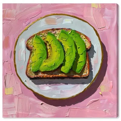 Art Remedy Avocado Toast Canvas Trendy Kitchen Art By  In Wrapped Canvas