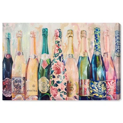 Art Remedy Barcart Art Canvas In Wrapped Canvas