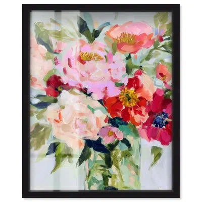 Art Remedy Bloom In Acrylic I Shadowbox Print Spring Wall Decor By  In Black