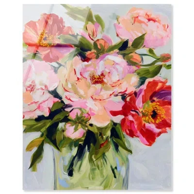Art Remedy Bloom In Acrylic Ii Acrylic Print Spring Wall Decor By  In Pink