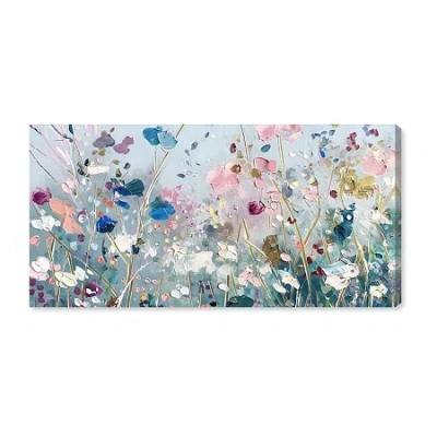 Art Remedy "blue Forest Ii" Giclee Floral And Botanical Canvas Art